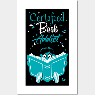 Book Addict Boy Posters and Art